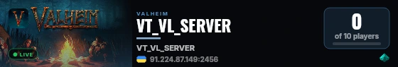 VT_VL_SERVER live status badge