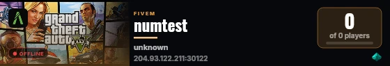 numtest live status badge