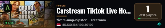 Carstream Tiktok Live Hook  live status badge
