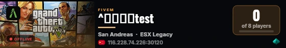 ^动感地带test live status badge