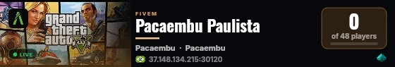Pacaembu Paulista live status badge
