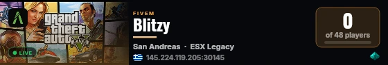 Blitzy live status badge