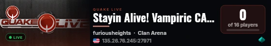 Stayin Alive! Vampiric CA - #02 Houston, TX live status badge