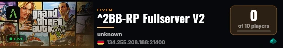 ^2BB-RP Fullserver V2 live status badge