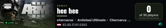 hee hee live status badge