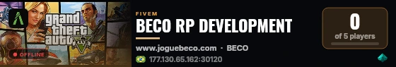 BECO RP DEVELOPMENT live status badge