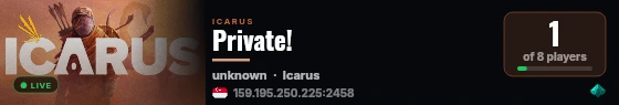Private! live status badge