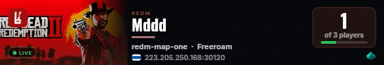 Mddd live status badge