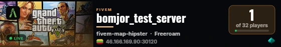 bomjor_test_server live status badge