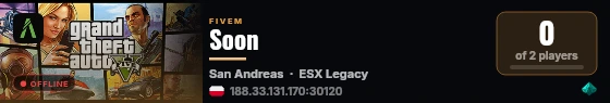 Soon live status badge