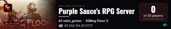 Purple Sauce's RPG Server live status badge