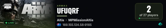 UFUQRF live status badge