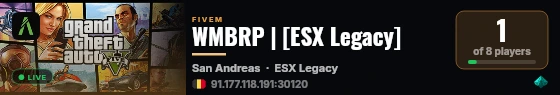 WMBRP | [ESX Legacy] live status badge