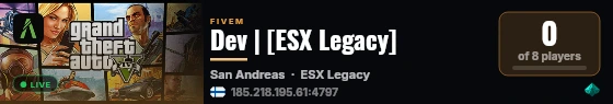 Dev | [ESX Legacy] live status badge