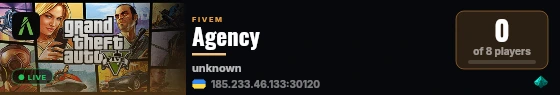 Agency live status badge