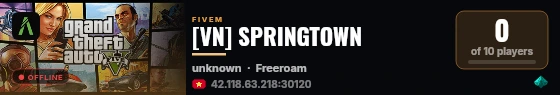 [VN] SPRINGTOWN live status badge