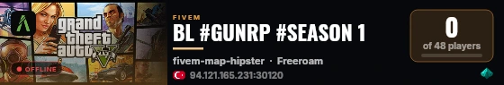 BL #GUNRP #SEASON 1 live status badge