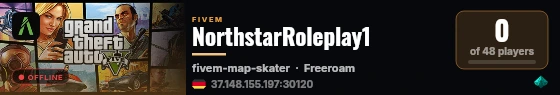 NorthstarRoleplay1 live status badge