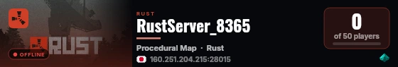 RustServer_8365 live status badge