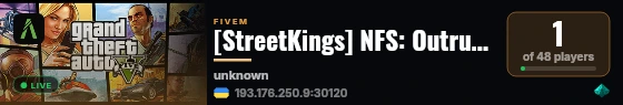 [StreetKings] NFS: Outrun Legend live status badge