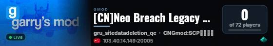 [CN]Neo Breach Legacy GRU正式服|QQ群:641420278 live status badge