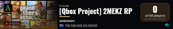 [Qbox Project] 2MEKZ RP live status badge