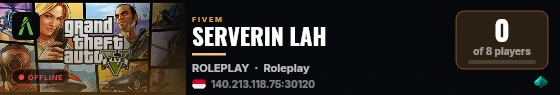 SERVERIN LAH live status badge
