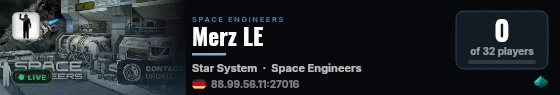Merz LE live status badge