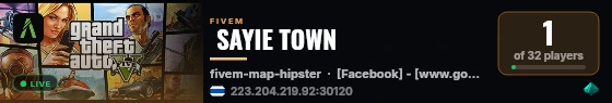  SAYIE TOWN  live status badge