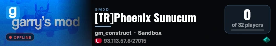 [TR]Phoenix Sunucum live status badge