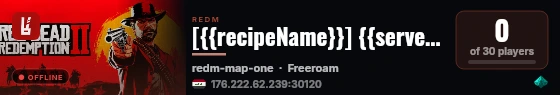 [{{recipeName}}] {{serverName}} live status badge
