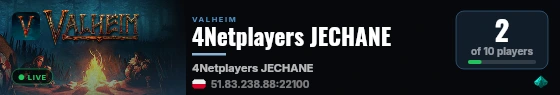 4Netplayers JECHANE live status badge