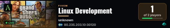 Linux Development live status badge