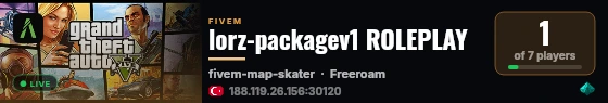 lorz-packagev1 ROLEPLAY live status badge