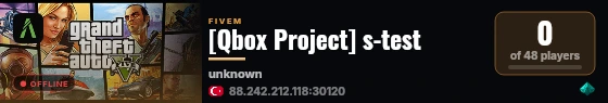 [Qbox Project] s-test live status badge