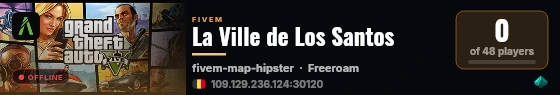 La Ville de Los Santos  live status badge