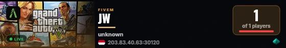 JW live status badge