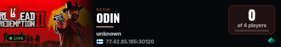 ODIN live status badge