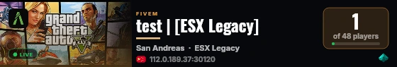 test | [ESX Legacy] live status badge