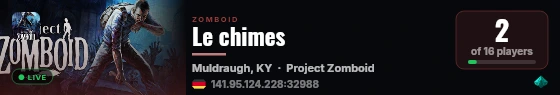 Le chimes live status badge