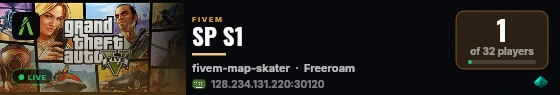 SP S1 live status badge