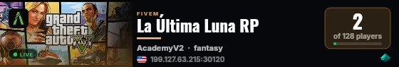 La Última Luna RP live status badge