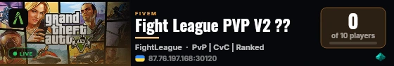 Fight League PVP V2 ??  live status badge