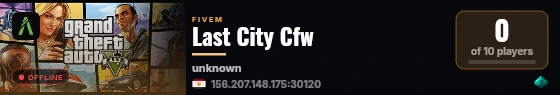 Last City Cfw live status badge