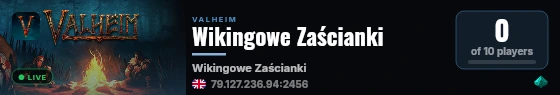 Wikingowe Zaścianki live status badge