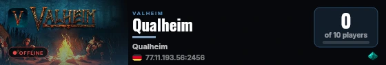 Qualheim live status badge
