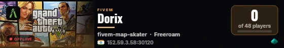 Dorix live status badge