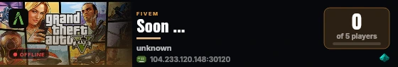 Soon ... live status badge