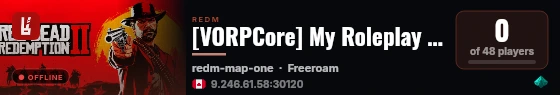[VORPCore] My Roleplay Sever live status badge