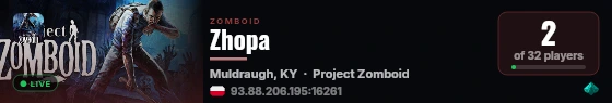 Zhopa live status badge